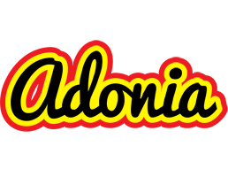 Adonia flaming logo