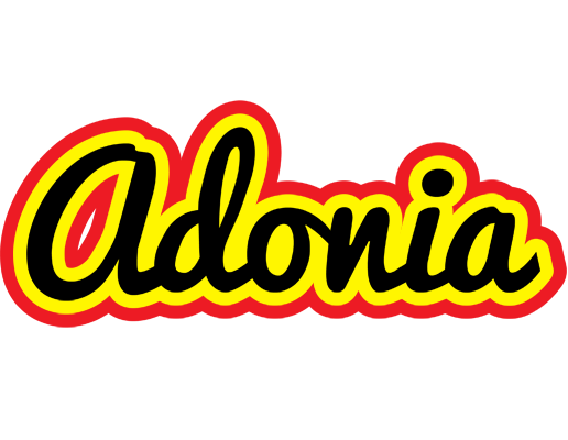 Adonia flaming logo