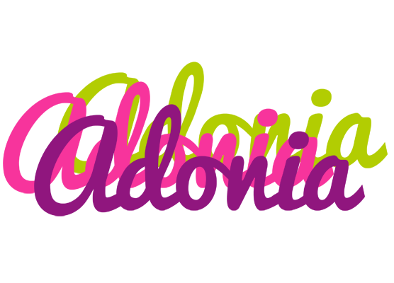 Adonia flowers logo