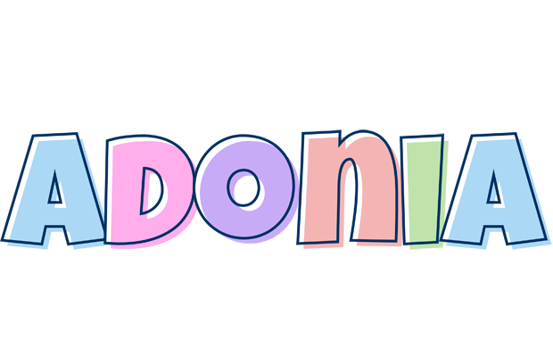 Adonia pastel logo