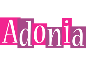 Adonia whine logo