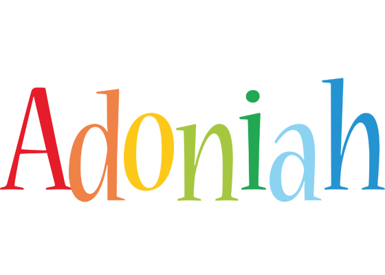 Adoniah birthday logo