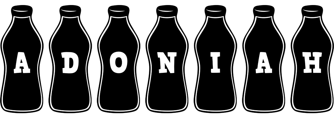 Adoniah bottle logo