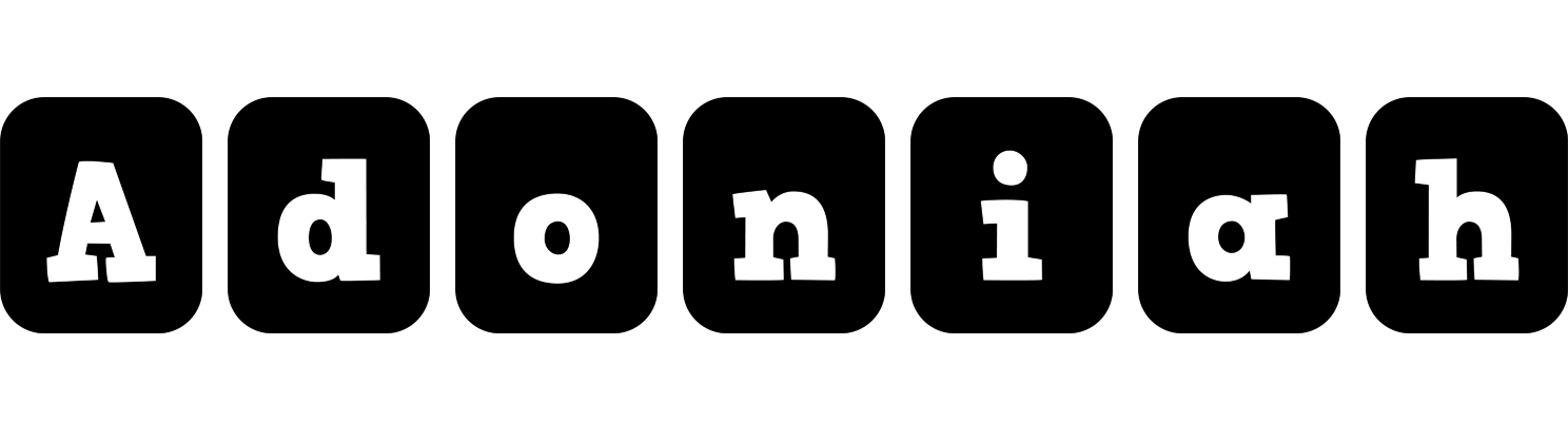Adoniah box logo