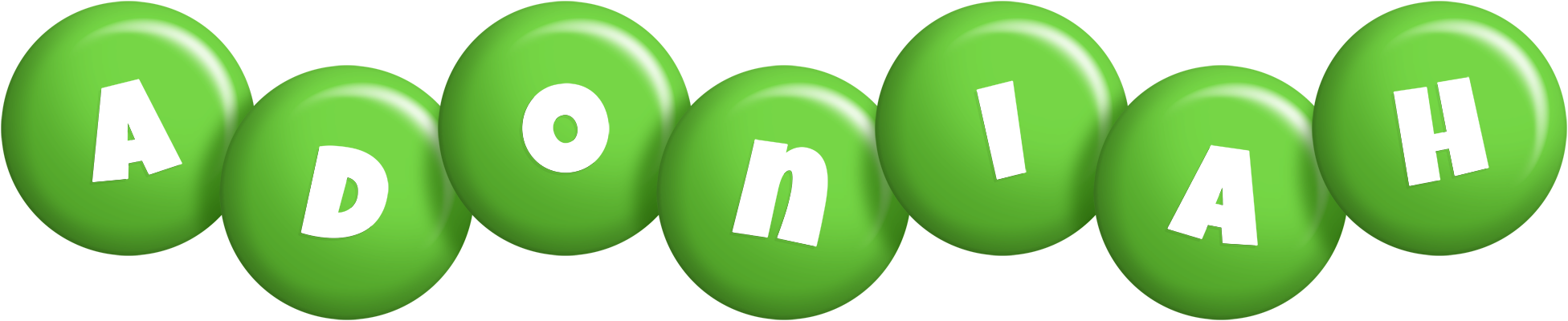 Adoniah candy-green logo