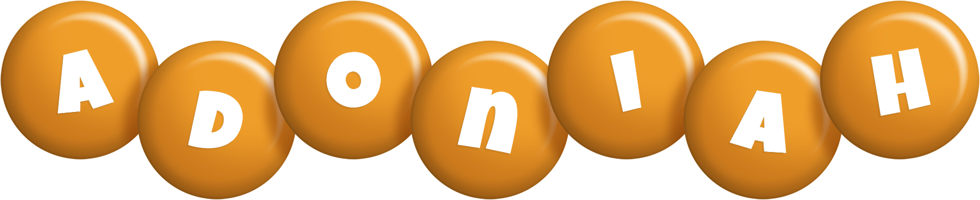 Adoniah candy-orange logo
