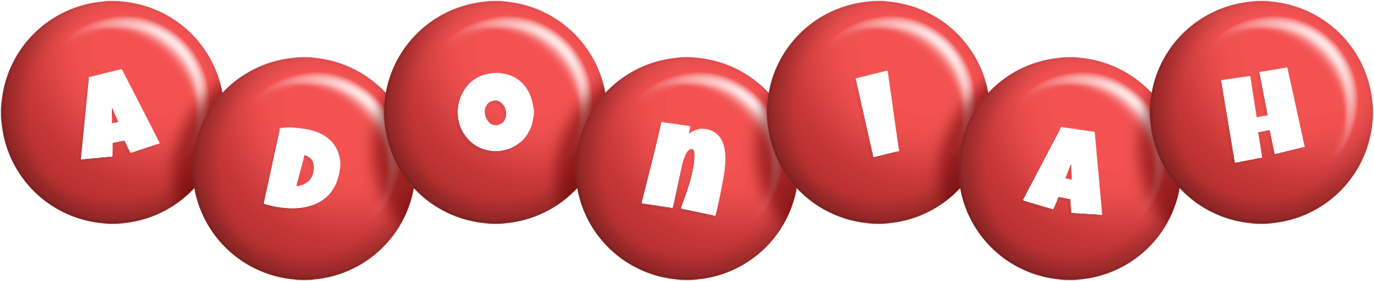 Adoniah candy-red logo