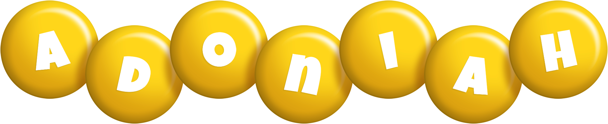 Adoniah candy-yellow logo