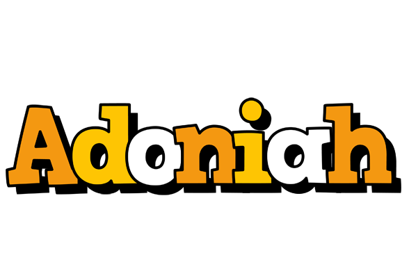 Adoniah cartoon logo