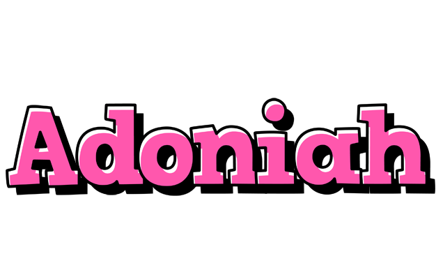 Adoniah girlish logo