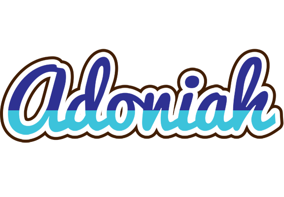 Adoniah raining logo