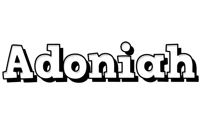 Adoniah snowing logo