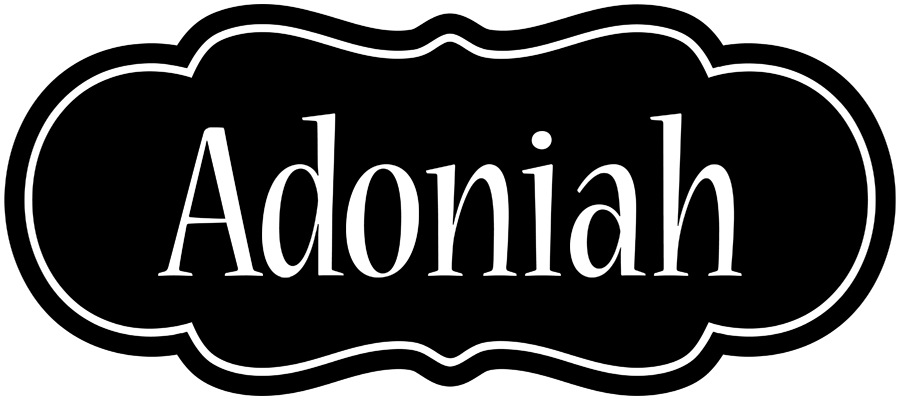 Adoniah welcome logo