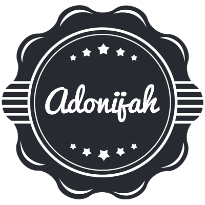 Adonijah badge logo