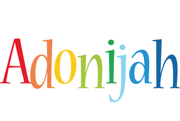 Adonijah birthday logo