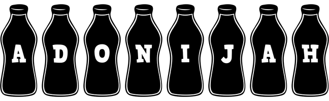 Adonijah bottle logo
