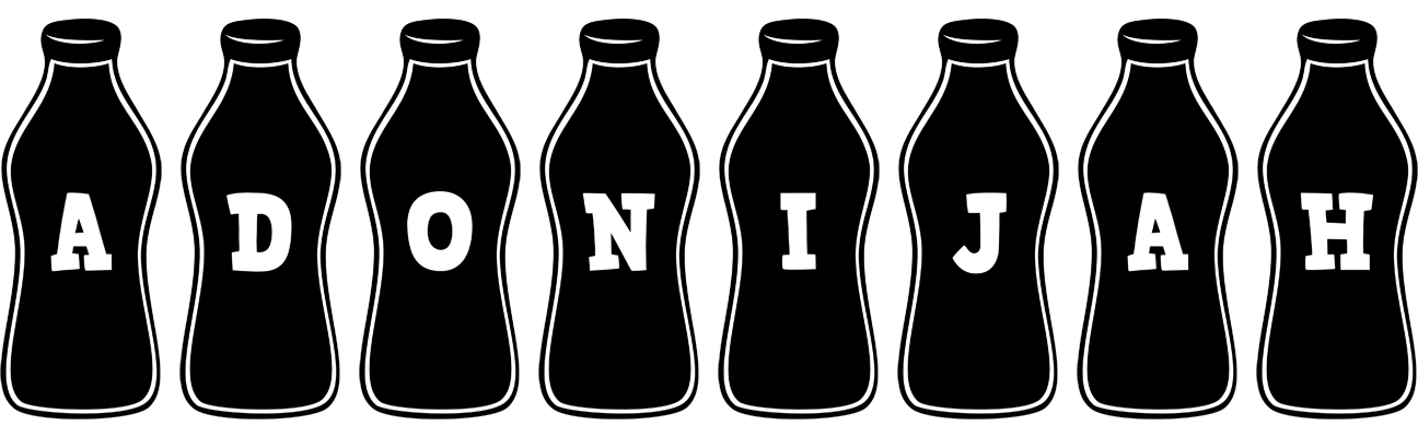 Adonijah bottle logo