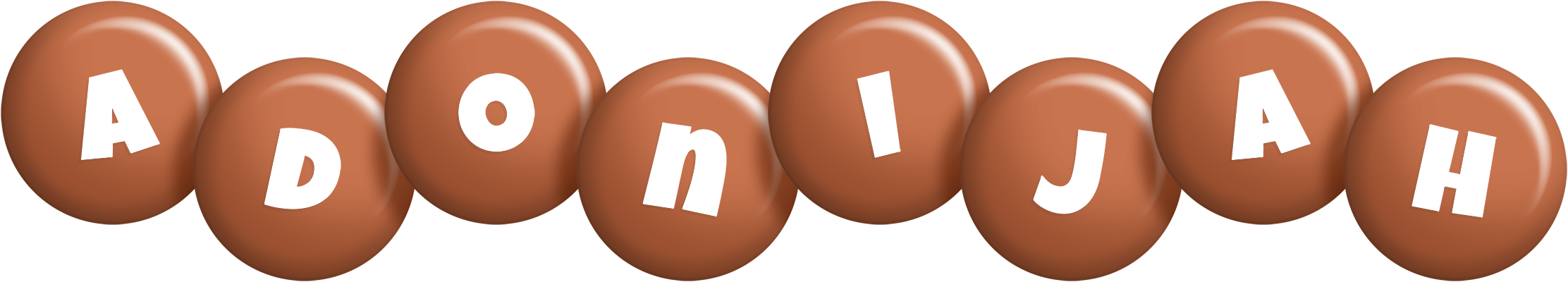 Adonijah candy-brown logo