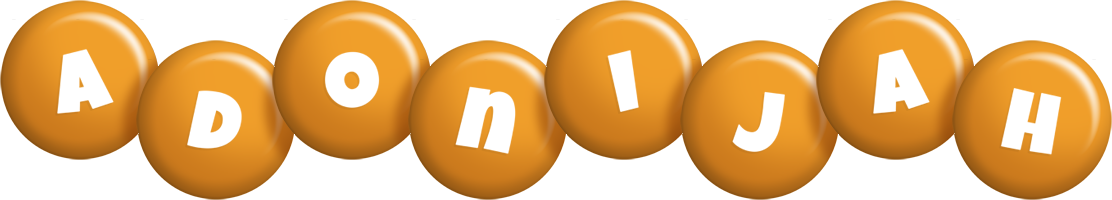 Adonijah candy-orange logo