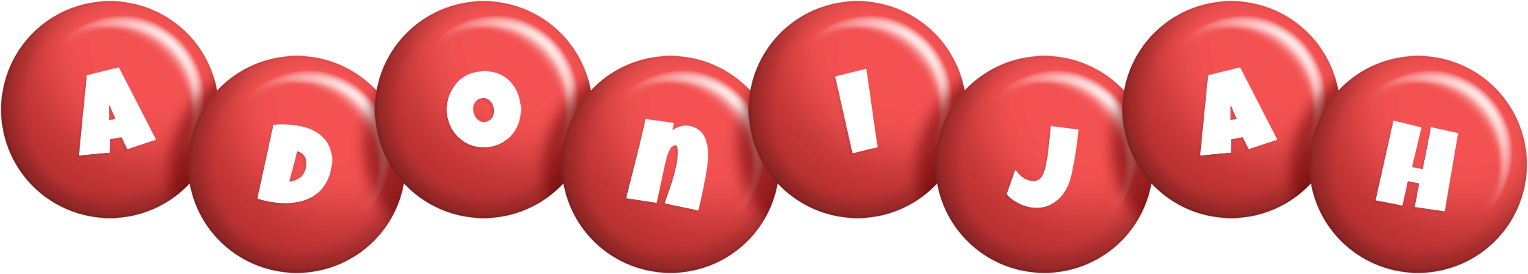 Adonijah candy-red logo