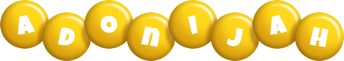 Adonijah candy-yellow logo