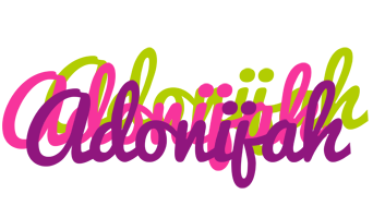 Adonijah flowers logo