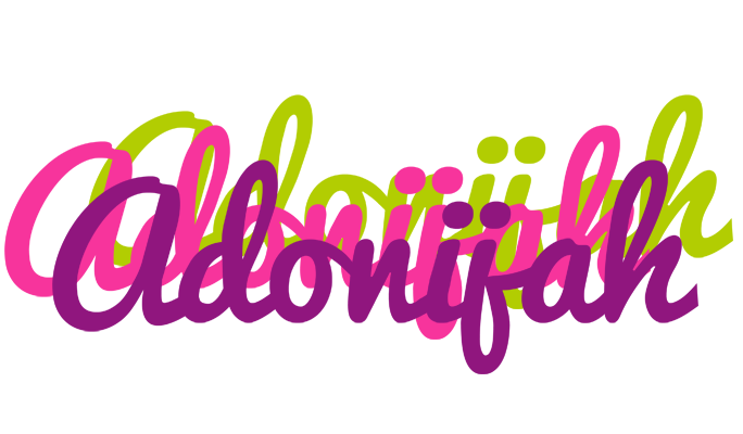 Adonijah flowers logo