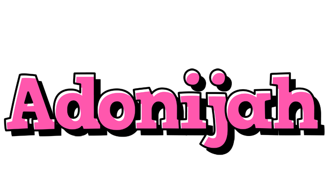 Adonijah girlish logo