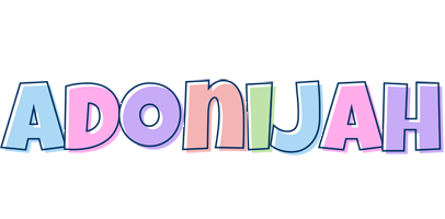 Adonijah pastel logo