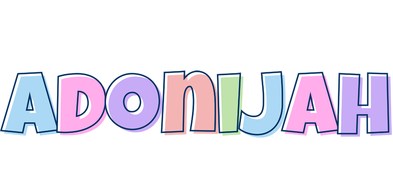 Adonijah pastel logo