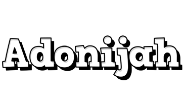 Adonijah snowing logo