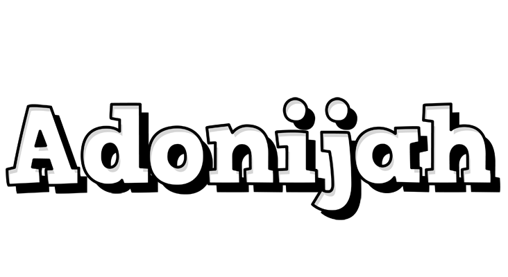 Adonijah snowing logo