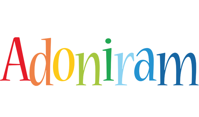 Adoniram birthday logo