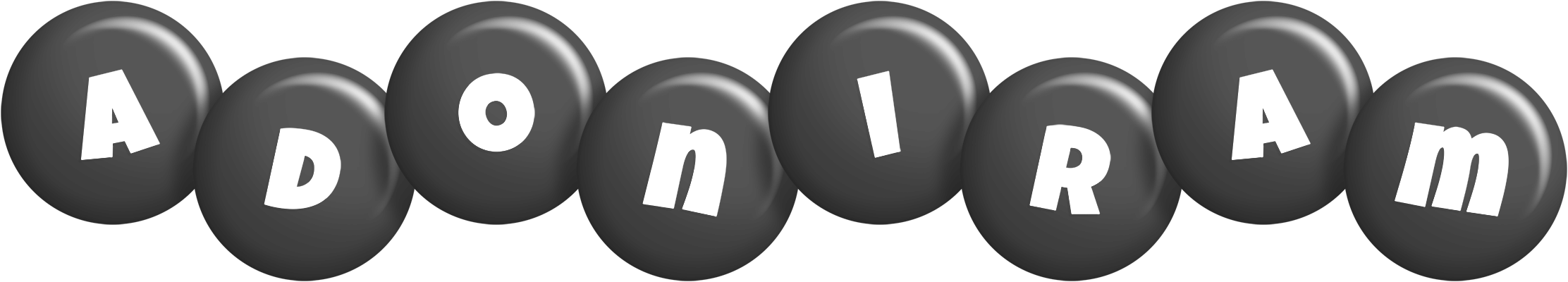 Adoniram candy-black logo