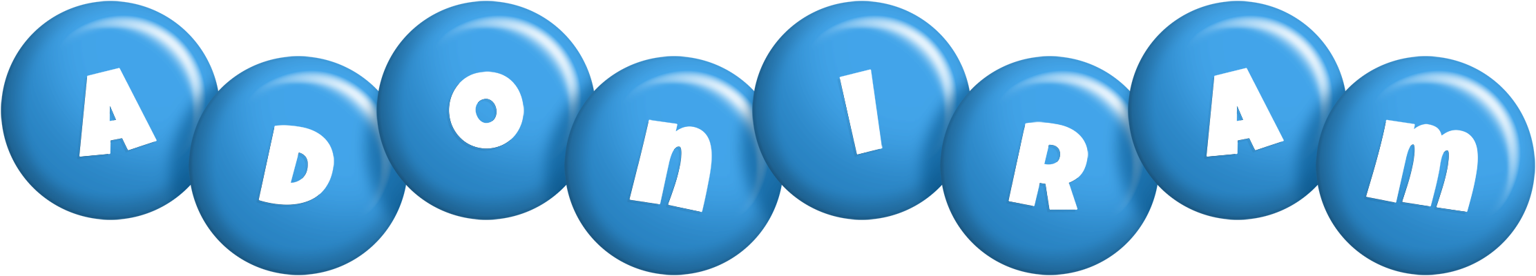 Adoniram candy-blue logo