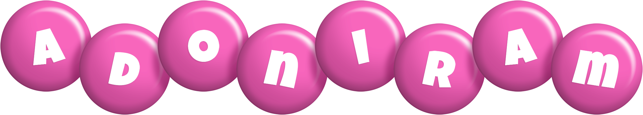 Adoniram candy-pink logo