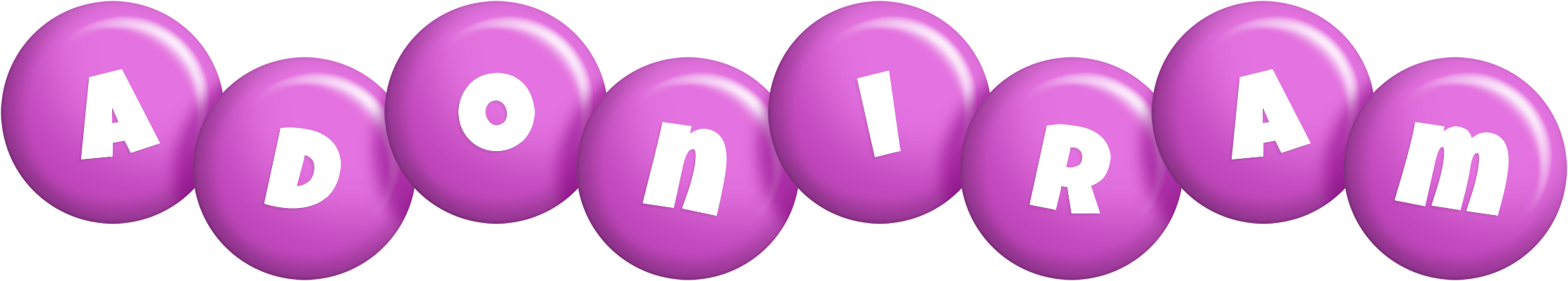 Adoniram candy-purple logo
