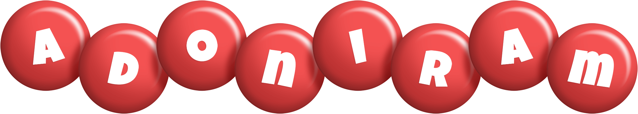 Adoniram candy-red logo