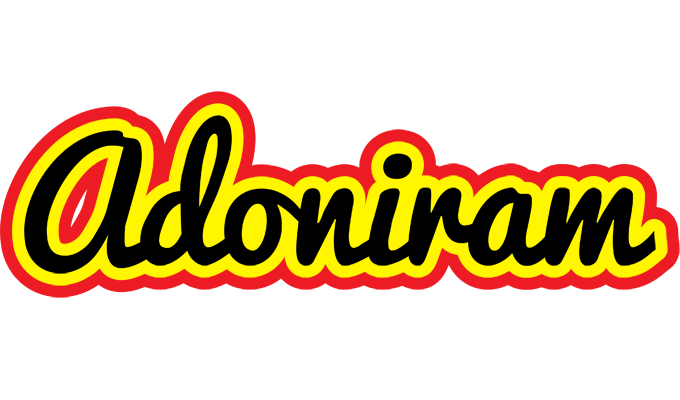 Adoniram flaming logo