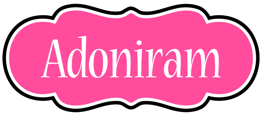 Adoniram invitation logo