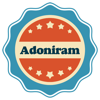 Adoniram labels logo