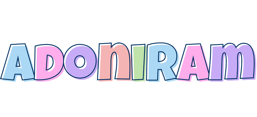 Adoniram pastel logo