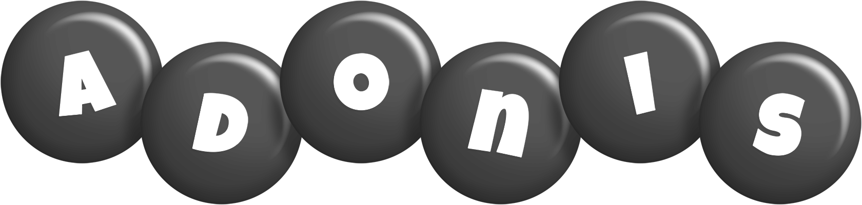 Adonis candy-black logo