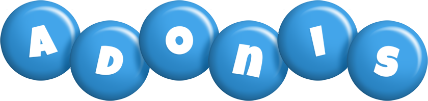 Adonis candy-blue logo