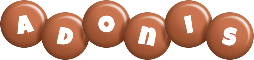 Adonis candy-brown logo