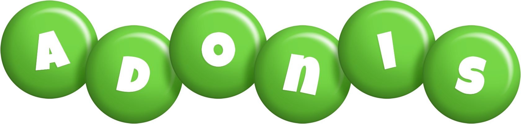 Adonis candy-green logo