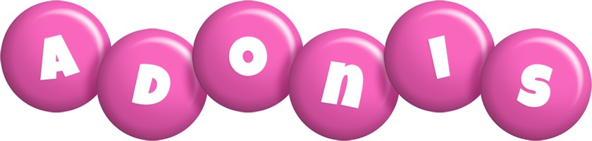 Adonis candy-pink logo