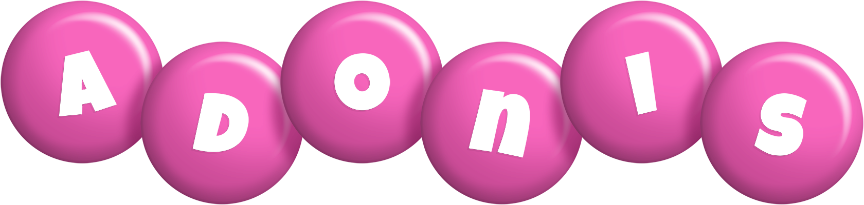 Adonis candy-pink logo