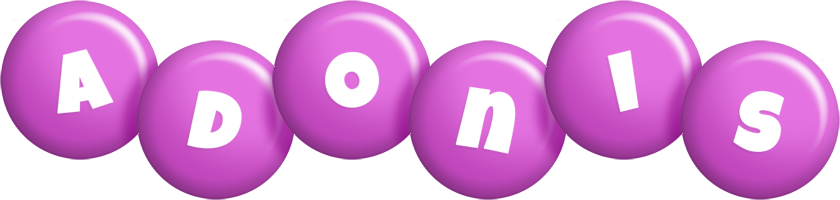 Adonis candy-purple logo