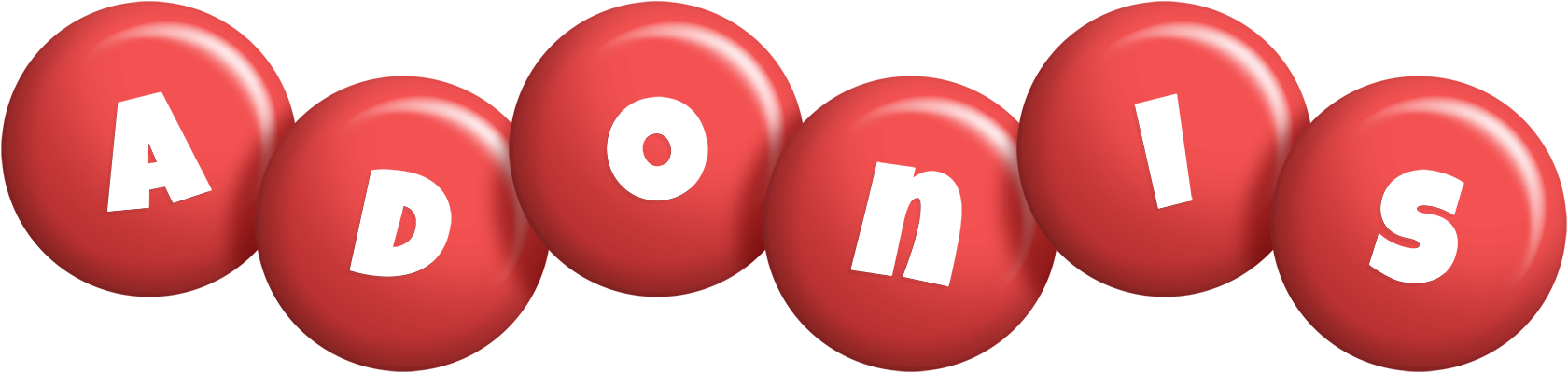 Adonis candy-red logo